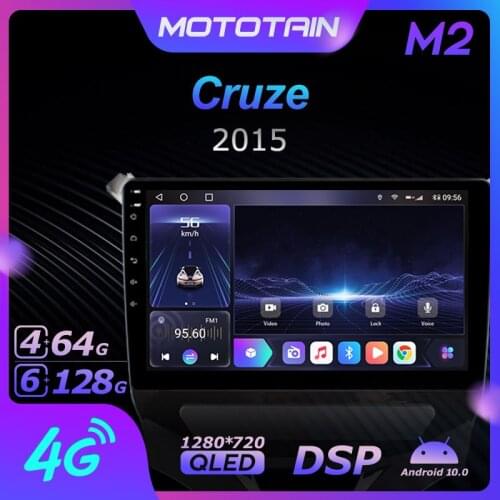 Mototain 6G+128G Android 10.0 Car Multimedia Radio Player for Chevrolet Cruze 2015 Auto video Head Unit 4G LTE Support SPDIF