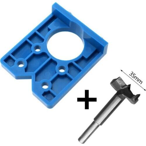 For 35mm concealed hinges Drilling Jig ABS Hinge Hole For Kitchen Cabinet