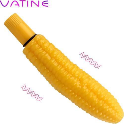 VATINE Erotic Real Dildo Feeling G-spot Stimulation Massager Adult Product Strong Vibration Sex Toys for Woman Corn Vibrator