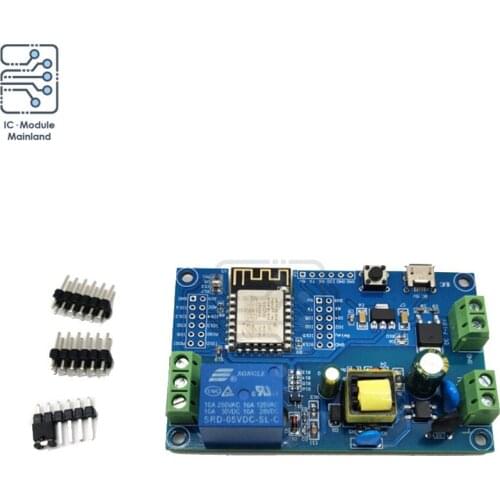 ESP8266 WiFi Single Channel Relay Module AC90-250V DC 7-12V 5V ESP-12F Development Board AC/DC Power Supply 1 Way For Arduino