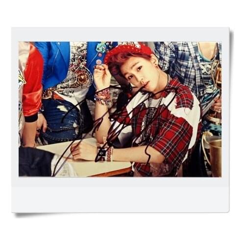 BTOB JUNG IL-HOON IL HOON autographed signed group photo 4*6 inches korean star free shipping 2015