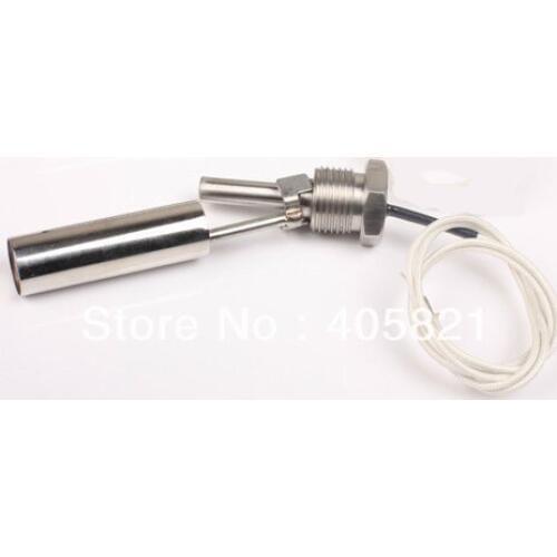 220V G1/2'' Thread SS Side Mounted Horizontal Water Level Sensor Liquid Float Switch For Tank Pool