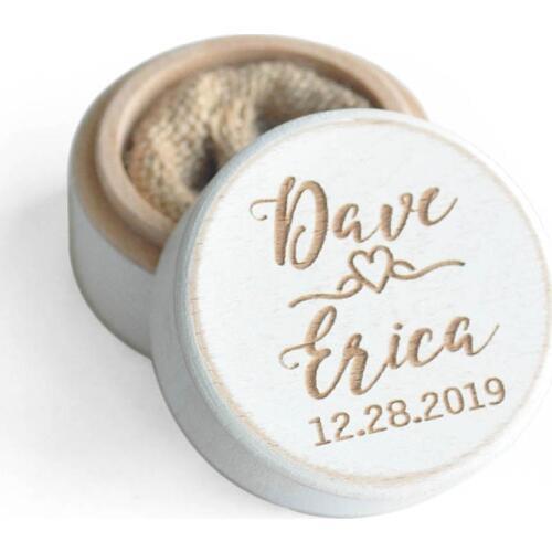 Customized Wedding Ring Box,Rustic Wooden Ring Bearer Box,Personalized Ring Holder,Engagement Box,Proposal Ring Box