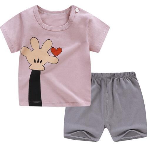 Baby Boy Clothes Sport Clothing Tracksuit Active Tshirt +shorts Toddler Clothing Sets
