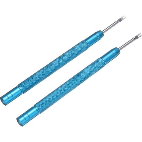Blue Red Random 2pcs Metal Professional Pin Lever Replace Watchmaker Repair Tool Precision Watch Hand Remover Puller