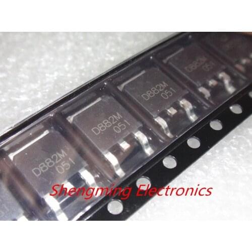 20PCS D882 D882M 2SD882 3A 40V NPN TO-252 transistor