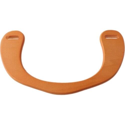M17D U Shape Wood Bag Handle for DIY Handbag Shoulder Bag Making Tool