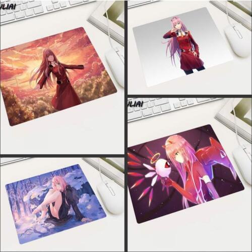 XGZ Hot Recommended Darling In The Franxx Small Player Mouse Pad Rubber Pads Desktop Decoration Pad Can Be Used for Gifts