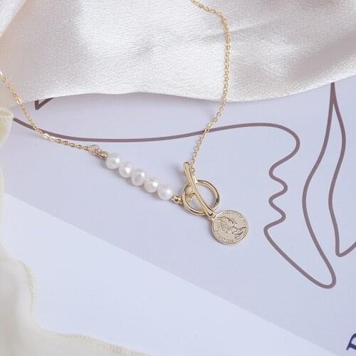 2021 New Fashion Brand Jewelry Elegant Freshwater Pearl Pendant&necklaces for Women Delicate Charm Choker Necklaces