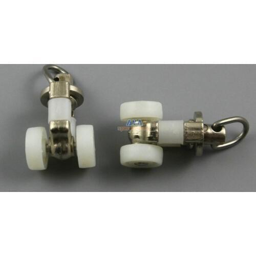 30 Pieces Curtain Track Roller Curtain Track Slide Gliders 15x32mm