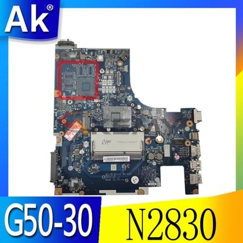 Akemy ACLU9 ACLU0 NM-A311 Laptop motherboard For lenovo Ideapad G50-30 SR1W4 N2830 CPU Main board works