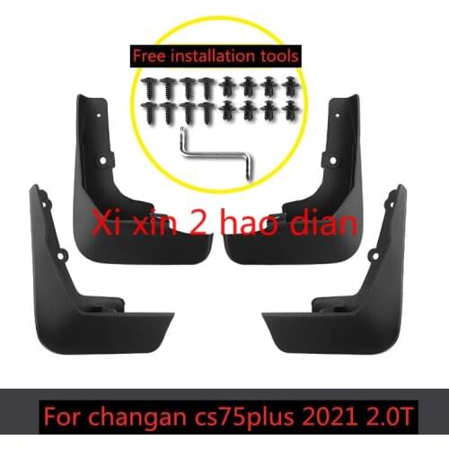 For Changan cs75 plus 2021 Mudguard Original Dedicated Modified Decorative Auto Parts Front and Rear Wheel Mudguard