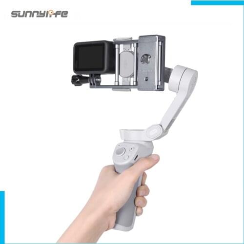 Handheld Gimbal Action Camera Adapter Switch Mount holder clip Plate Stabilizer for GoPro 9/8/Osmo Action for OM 4/Osmo Mobile 3
