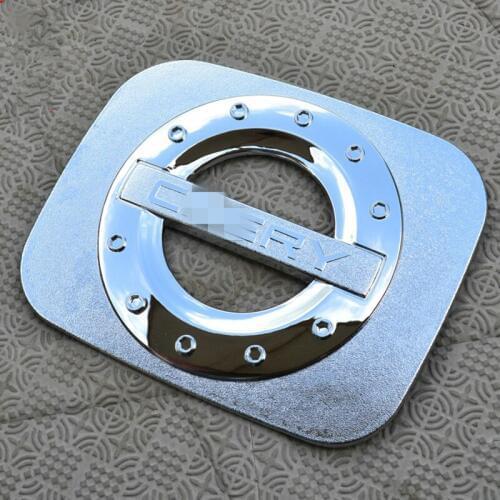ABS chrome fuel cap tank cover for 2006 07 08 09 CHERY A5 car-styling plastic plating protective decorative trim film stickers