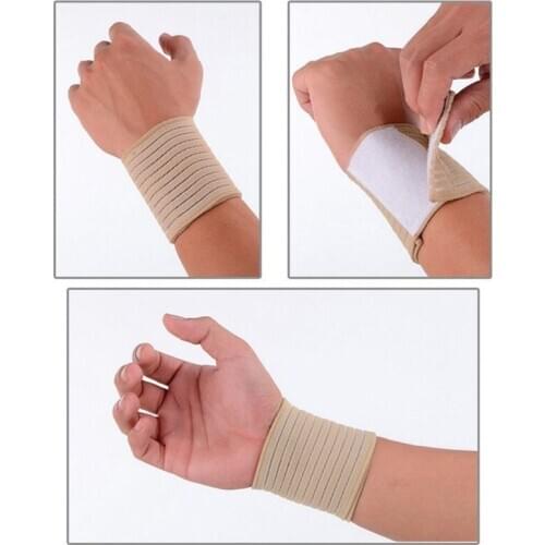 100% Brand New and High Quality Elastic Bandage Wrap Tape Knee Pads Wrist Support Straps Bands