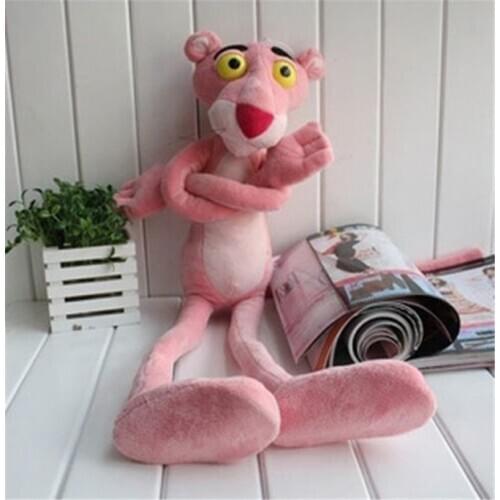 Fashion Hot Gift Pink Panther For Kids Cartoon Animal Tool Hot Cute & Soft Plush Doll Stuffed Naughty Toy 40cm