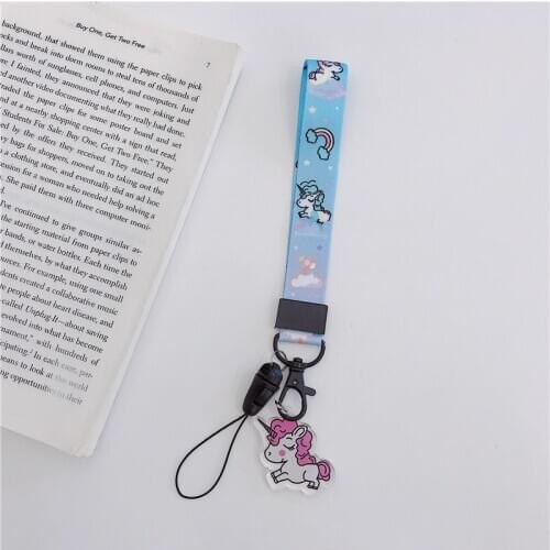 Cartoon Adjustable Wrist Strap Hand Lanyard For Phone iPhone Samsung Camera GoPro USB Flash Drives Keys ID Card keycord keychain