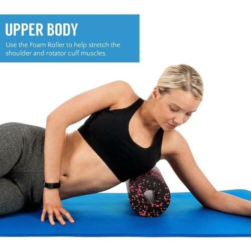 Yoga Foam Roller Kit High Density EVA Massage Ball set Pilates Body Exercises for Trigger Points Training Roll Fascia Relaxa