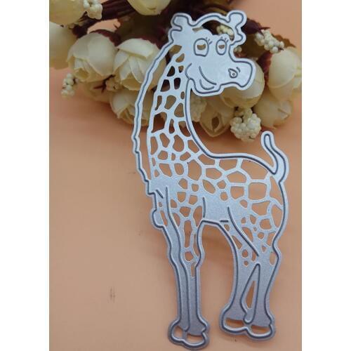 Cute big Animal giraffe shape 2020 New Cutting Dies Scrapbooking Dies Metal Embossing Stamps and die for Card Making DIY