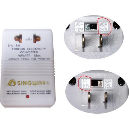 New Charger Converter Professional 220V To 110V Step Up/Down Dual Voltage 110 to 220 Converter Transformer Travel Adapter Switch