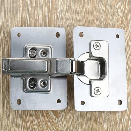 Hinge Repair Panel High Strength Cabinet Hardware Stainless Steel Rust Resistant Hinge Repair Plate Фурнитура Для Мебели Петли