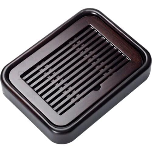 Solid wood tea tray household creative simple water storage tea table dry brewing tray small tea sea