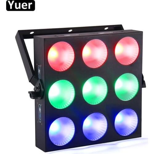LED RGB 3IN1 9X10W Stage DJ Light DMX 512 Control Beam Strobe 2IN1 Effect Light For DJ Disco Party Club Illumination Projector