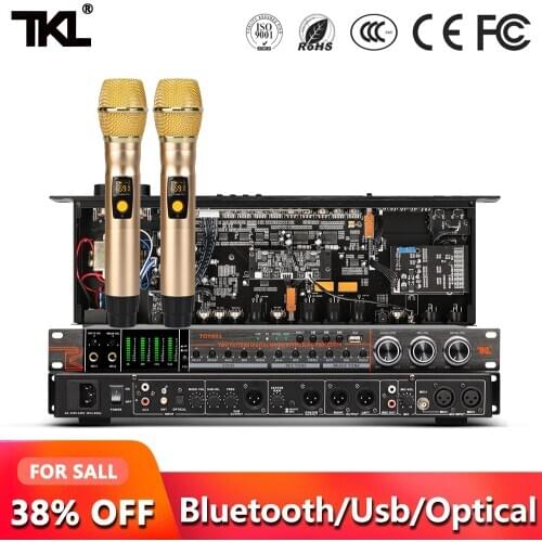 TKL effects procesador audio profissional loudspeaker management digital D1 processor bluetooth USB Optical