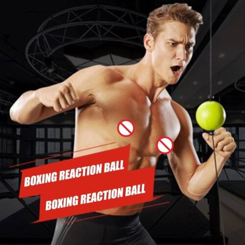 Adult Muay Thai Hand Eye Training Fight Ball Trainers Force Core Training Tool Suction Boxing Reflex Speed Ball