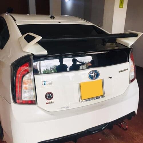 High Quality ABS spoiler For Toyota Toyota Prius spoiler 2009 2010 2012 2012 2013 2014 ROWEN style by DIY color rear spoilers