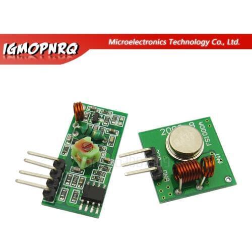 1Lot= 5 pair (10pcs) 433Mhz RF Wireless transmitter module and receiver kit for /ARM/MCU WL diy 433mhz wireless