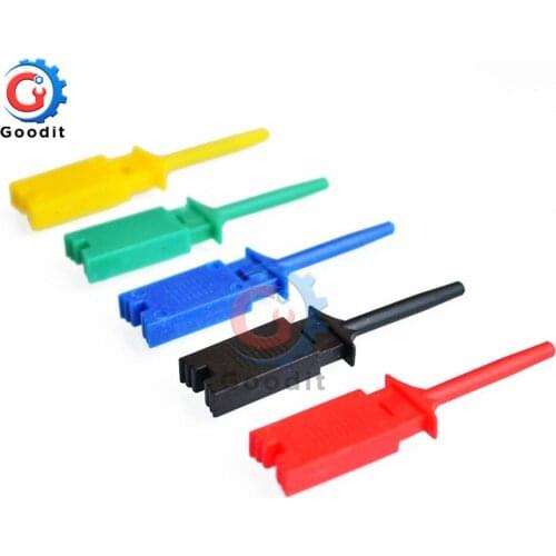 10Pcs/Set Probe Alligator Clip Test Clip Metal Alligator Clip Crocodile Electrical Clamp Testing Probe Meter