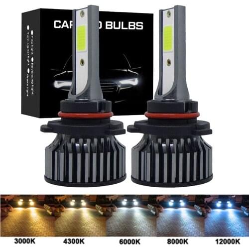 2pcs H1 H7 LED H4 12000LM HB3 HB4 Led H11 H8 9006 9005 Car Headlight Bulb Diode Fog Lamps for Auto 6000K 8000K 3000K 12V 24V