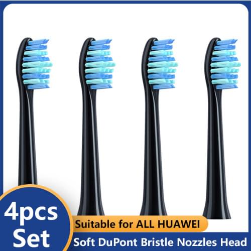 4-10pcs Replacement for All HUAWEI/Libod/HiLink Smart Electric ToothBrush Heads Sonic Electric Toothbrush Soft Bristle Nozzles