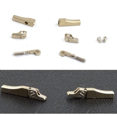 50sets 2.3mm width Eyewear spring hinge with case glasses easily installed flex hinge broken spring replacement part