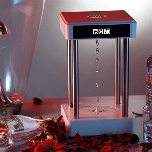 Antigravity Time Hourglass Backflow Anion Air Purifier Creative Water Drop Gift