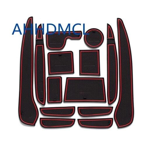 Car Anti-Dirty Pad Door Groove Gate Slot Cup Armrest Storage Pad Anti-Slip Mat For Suzuki Liana A6