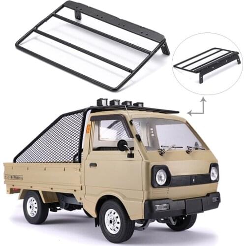 DJC 1/10 WPL-D12 Metal Luggage Carrier Roof Rack RC Truck Crawler Car Spare Parts Upgrade Accessories carro de control remoto