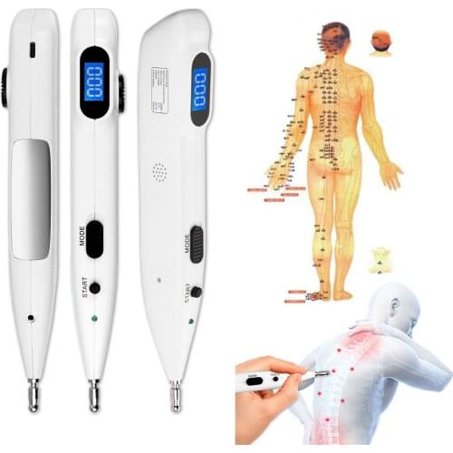 Electric Acupuncture Pen With LCD Display Acupoint Pen TENS Point Detector Electro Acupuncture Point Muscle Stimulator Device
