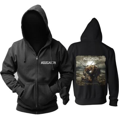 5 kinds Allegaeon Rock Brand Nice Soft Warm zipper hoodies Sweatshirt death metal sudadera shell jacket fleece Outerwear