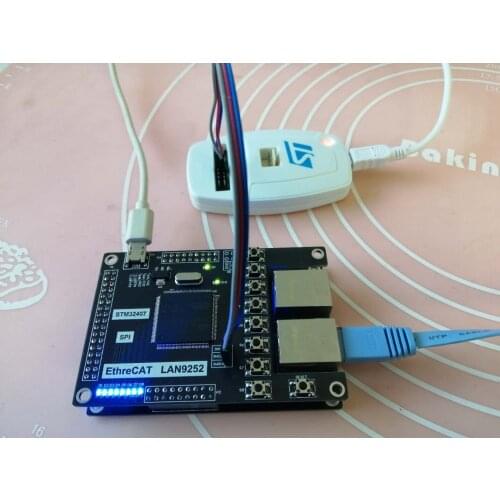 LAN9252 EtherCAT Slave Station Development Board STM32F407ZGT6 SPI/FSMC Communication