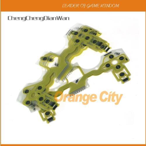 ChengChengDianWan Original new yellow Conductive Film Flex Cable PCB Circuit Ribbon Film for ps4 2.0 wireless controller 50pcs