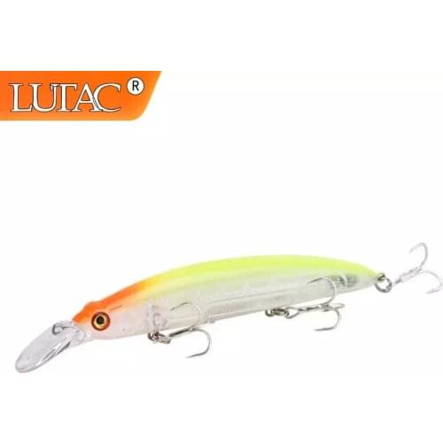LUTAC Minnow Floating Pesca Jerbait Artificial Hard Plastic Baits Tackle