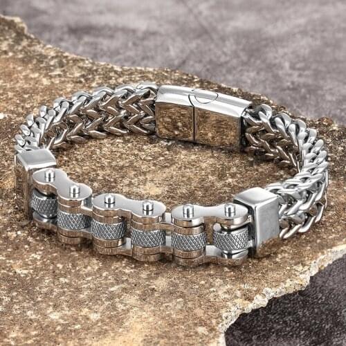 MKENDN Metal Bracelets