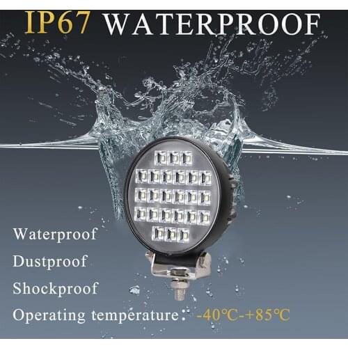 New Led light 36W Round Flood light Off road LED work light 10V-30V Waterproof 6000K Car-styling Bulb For Car Truck SUV