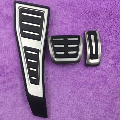 DEE RHD Pedals For Audi A4 S4 RS4 B9 8W 2016 2017 2018 Gas Brake Foot Rest AT Pedal Plate Accelerator Refit Pads Decoration