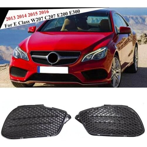 Car Front Bumper Lower Grille Fog Lamp Cover for Mercedes-Benz E Class W207 C207 E200 E300 2013 2014 2015 2016