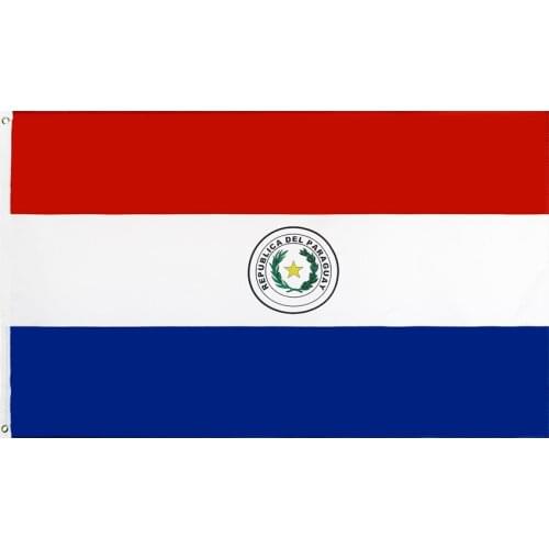 Jennifer 90*150cm PY PRY The Republic of Paraguay flag For Decoration