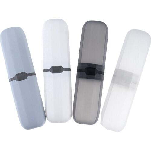 Portable travel toothbrush box toothbrush receive a case simple plain wash toothbrush bucket tooth cylinder