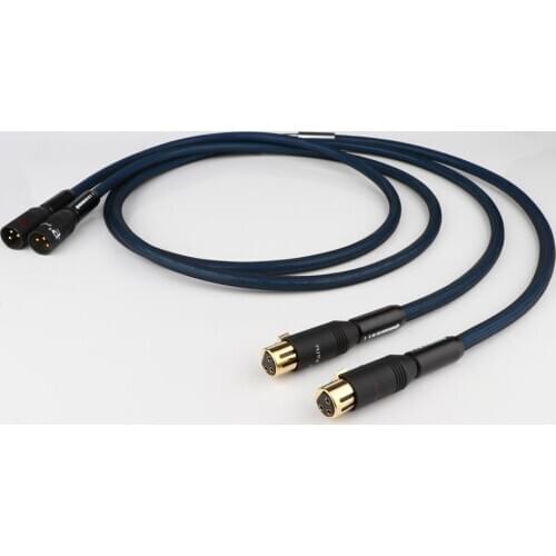 Silver Plated XLR Balanced High End Audio Interconnect Cables Balanced XLR Audio Cable XR1805 XLR Plug